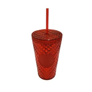 Starbucks Red Jeweled Grande Tumbler Cup 16 oz NEW 2021 Holiday